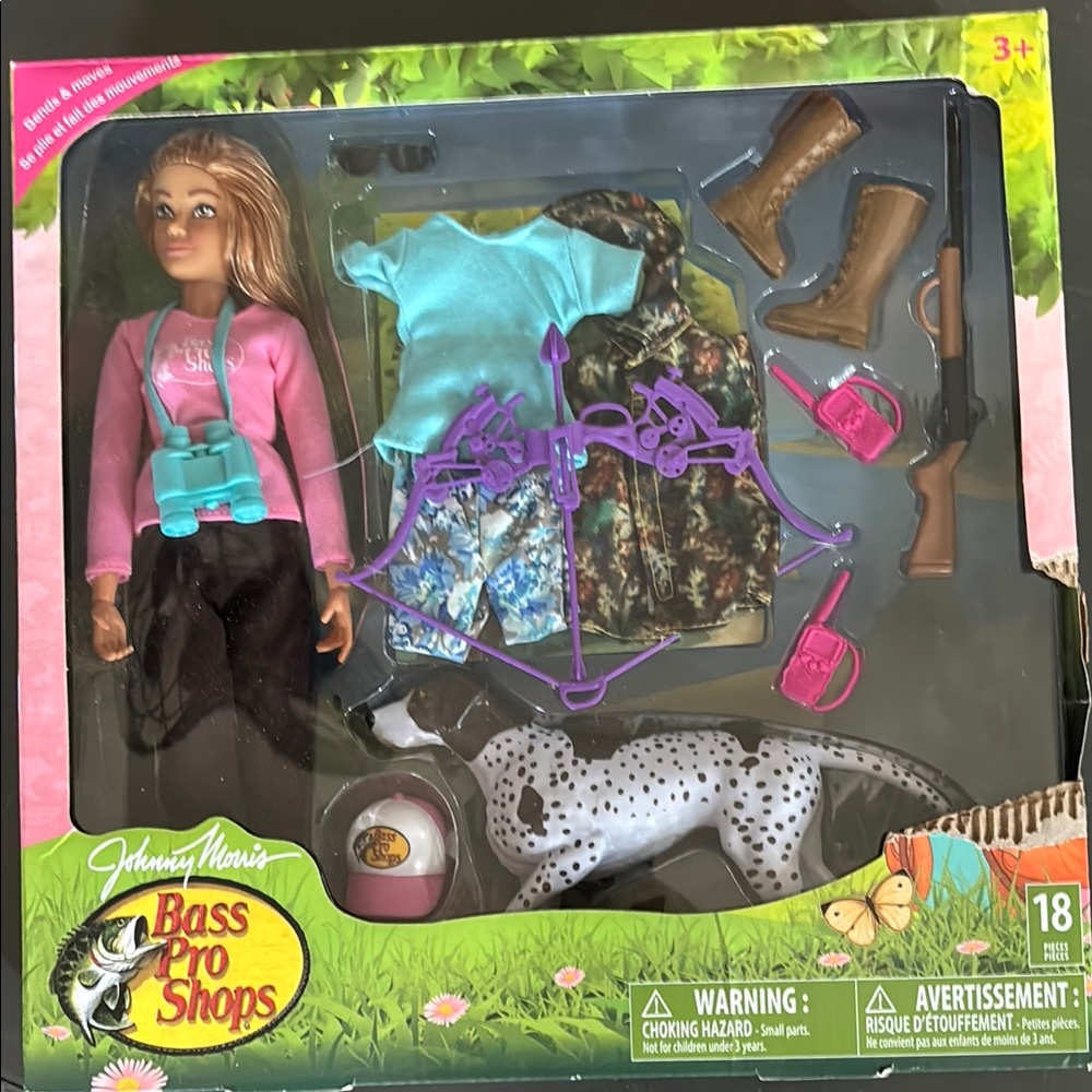 Bass Pro Shops Outdoor Adventure Set with Pink and Blue